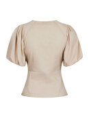 Neo Noir Bluse Dark Sand - Dame - Bluser - Neo Noir