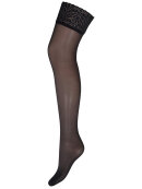 Decoy stay up sort - Strømper & strømpebukser - Decoy