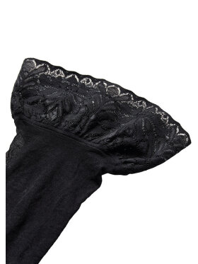 Decoy stay up sort - Strømper & strømpebukser - Decoy