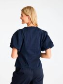 Neo Noir Bluse Navy - Dame - Bluser - Neo Noir