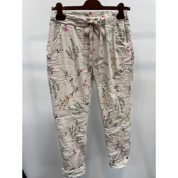 MARTA - Marta Buks Beige/blomster