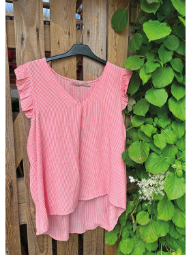 Marta top coral - Toppe til dame - Sommertoppe mm. - MARTA