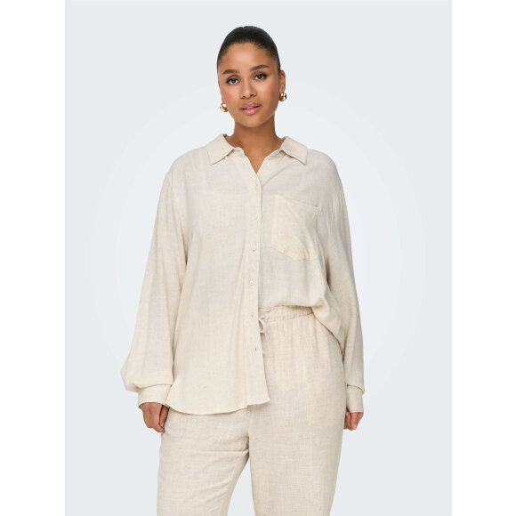 Only Carmakoma skjorte - Overdele til Plus size - ONLY CarmaKoma