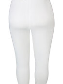 Zhenzi 3/4 leggings hvid - Plus size bukser til kvinder - Zhenzi