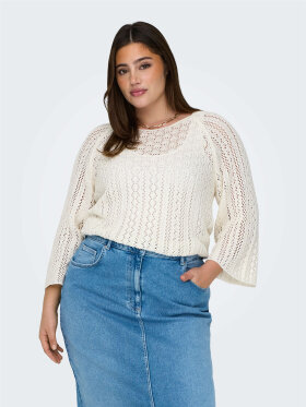 Only Carmakoma strik - Overdele til Plus size - ONLY CarmaKoma