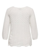 Only Carmakoma strik - Overdele til Plus size - ONLY CarmaKoma