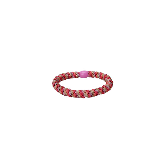 Black Colour hårelastik - Pink Icing  - Hår Accessories - Black Colour