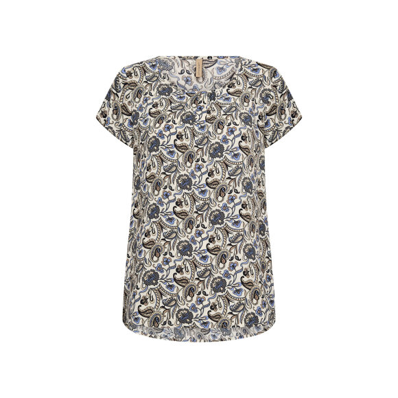 Soyaconcept  - Soyaconcept Bluse Blå Mix