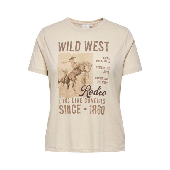 Only Carmakoma T-shirt - Overdele til Plus size - ONLY CarmaKoma