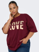 Only Carmakoma T-shirt - Overdele til Plus size - ONLY CarmaKoma