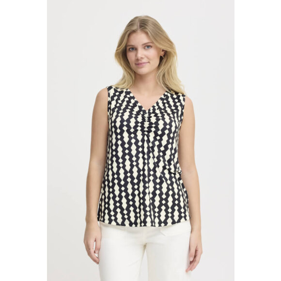 Fransa top sort/off - Toppe til dame - Sommertoppe mm. - FRANSA