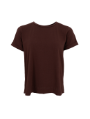 Black Colour Tee - Dame - T-shirts - Black Colour