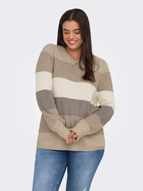 Only Carmakoma strik - Overdele til Plus size - ONLY CarmaKoma