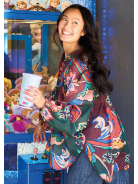 Black Colour bluse - Dame - Bluser - Black Colour