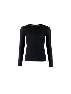 Black Colour Bluse  - Dame - Bluser - Black Colour