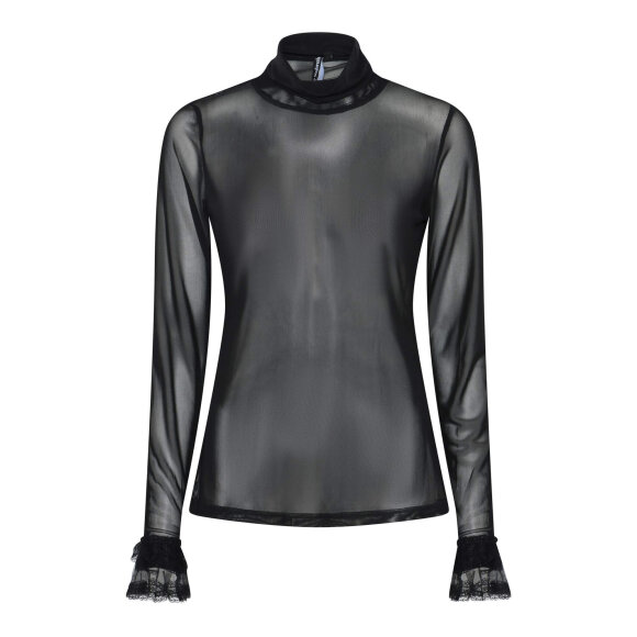 Soulmate mesh bluse - Dame - Bluser - Soulmate