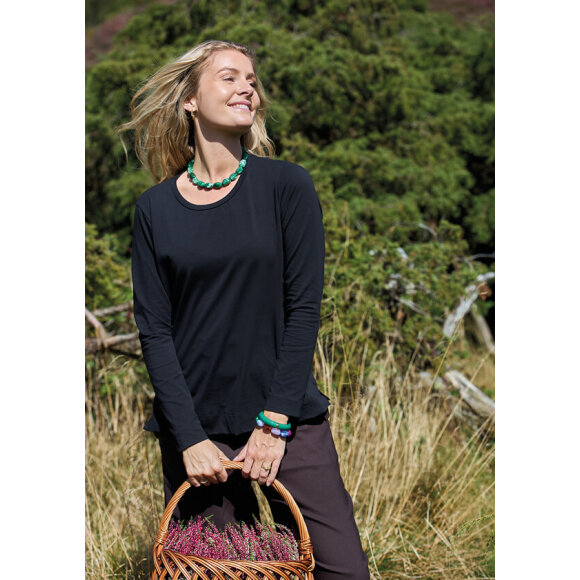 Black Colour - Black Colour Bluse