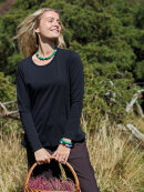 Black Colour Bluse - Dame - Bluser - Black Colour