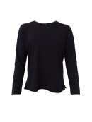 Black Colour Bluse - Dame - Bluser - Black Colour