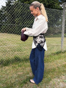 Black Colour Tørklæde - sort blonde - Tørklæder - Black Colour