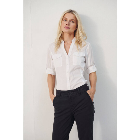 Part Two - Part Two Skjorte - Hvid