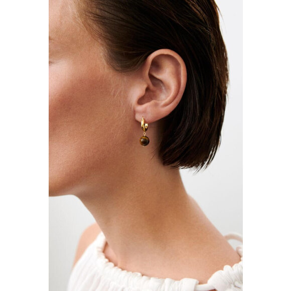 Pernille Corydon Øreringe - Guld/perle - Øreringe - Pernille Corydon