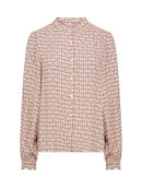 Soyaconcept bluse - brun/rosa mix - Dame - Bluser - Soyaconcept 