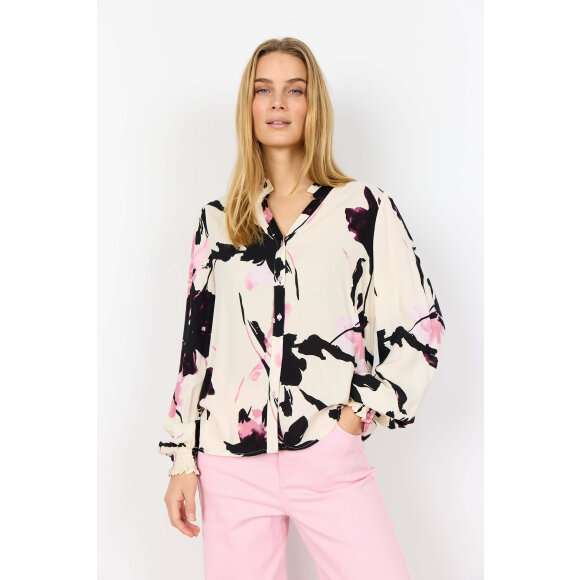 Soyaconcept bluse - rosa mix - Dame - Bluser - Soyaconcept 