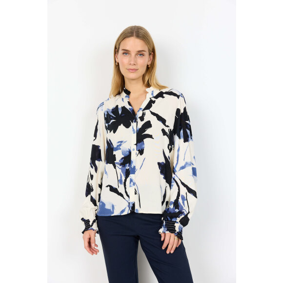 Soyaconcept - Soyaconcept bluse - blå mix Soyaconcept - Soyaconcept bluse - blå mix
