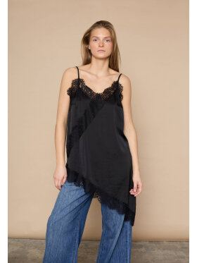 love & divine - Love & Divine Kjole/top - Lace - Sort