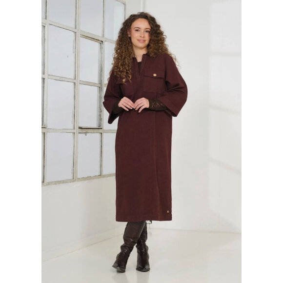 Prepair Kjole - Bordeaux - Lange gallakjoler og hverdagskjoler - PREPAIR