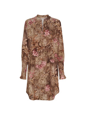 MARTA - Marta Kjole - Brun print MARTA - Marta Kjole - Brun print