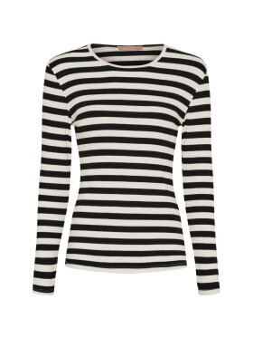 MARTA - Marta Bluse - off/sort MARTA - Marta Bluse - off/sort