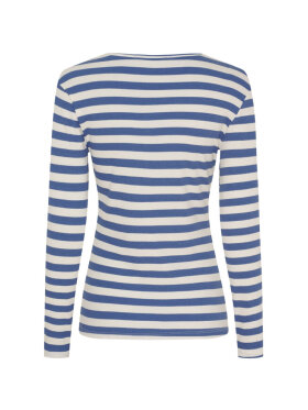 Marta Bluse - off/blå - Dame - Bluser - MARTA