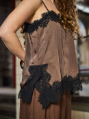 Black Colour - Black Colour top - brun - Lace 