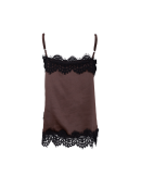 Black Colour - Black Colour top - brun - Lace 