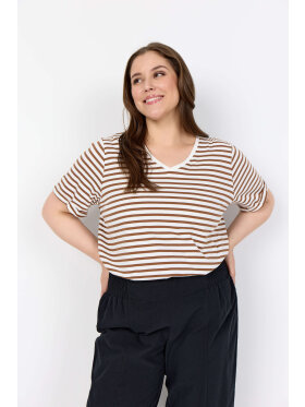 Wasabiconcept - Wasabiconcept T-shirt - brun/off Wasabiconcept - Wasabiconcept T-shirt - brun/off