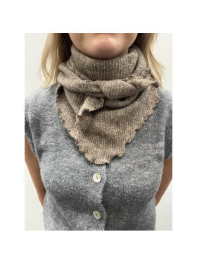 MARTA - Marta Tørklæde - brun