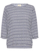 FRANSA - Fransa bluse - blå mix FRANSA - Fransa bluse - blå mix