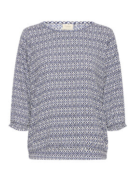 FRANSA - Fransa bluse - blå mix FRANSA - Fransa bluse - blå mix