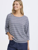 FRANSA - Fransa bluse - blå mix FRANSA - Fransa bluse - blå mix