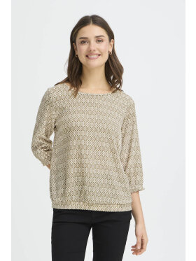 Fransa bluse - army mix - Dame - Bluser - FRANSA Fransa bluse - army mix - Dame - Bluser - FRANSA