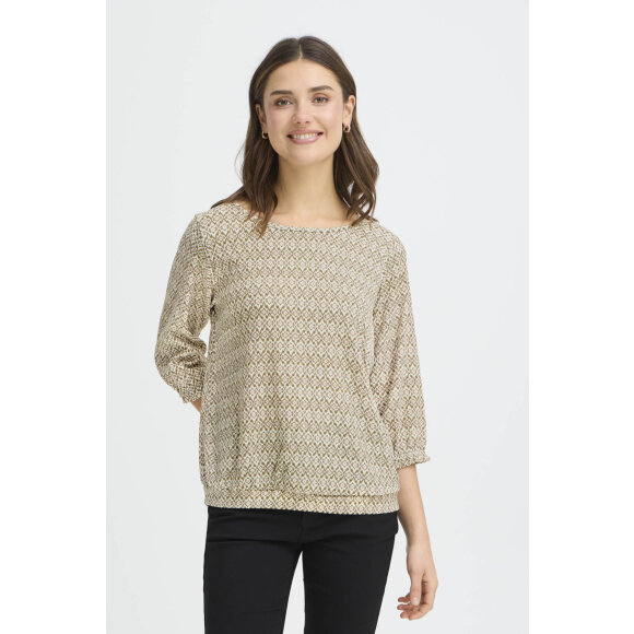 FRANSA - Fransa bluse - army mix FRANSA - Fransa bluse - army mix