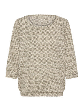 Fransa bluse - army mix - Dame - Bluser - FRANSA