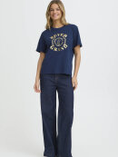 Fransa t-shirt - navy - Dame - T-shirts - FRANSA