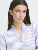 PULZ Jeans - Pulz Bluse - off strib PULZ Jeans - Pulz Bluse - off strib