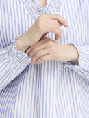 PULZ Jeans - Pulz Bluse - off strib PULZ Jeans - Pulz Bluse - off strib