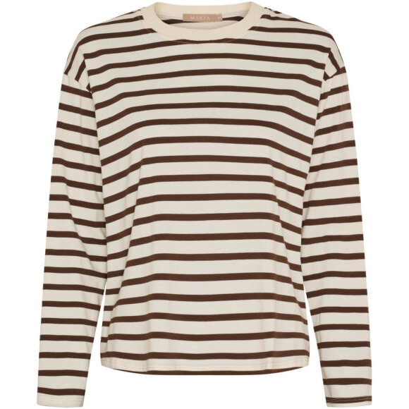 MARTA - Marta Bluse - off/brun