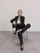 PULZ Jeans - Pulz buks Bindy Wide - Sort