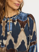 2-Biz - 2-biz bluse - MIRI - blå/brun